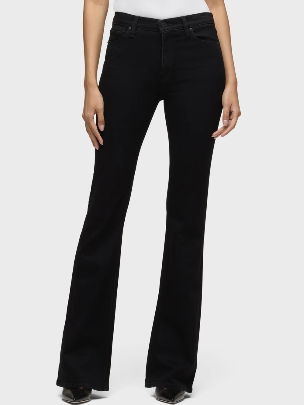 Hudson Barbara Bootcut Jeans In Black Sz 25 NWT -